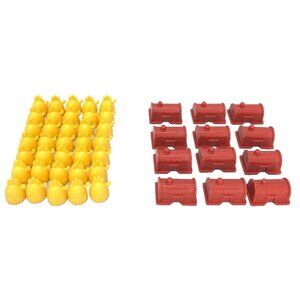 SpongeBob Monopoly Replacement Houses & Hotels 35 Pineapples 12 Krusty Krabs